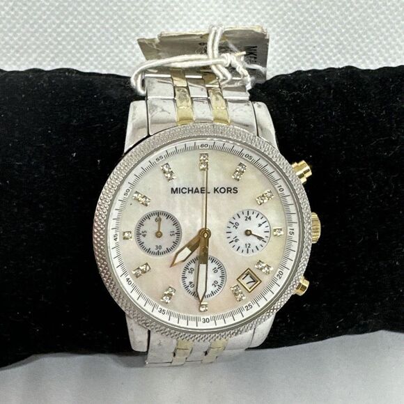 Michael Kors Ritz MK5057 Women\'s Silver Stainless Steel Analog Dial Watch NUL59 main image 5